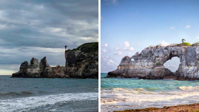 Punta Ventana, la maravilla natural que se derrumbó tras terremoto en Puerto Rico