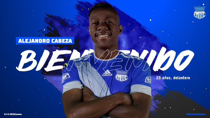 Alejandro Cabeza es el nuevo delantero de Emelec