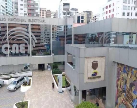 Edificio del Consejo Nacional Electoral en el norte de Quito.