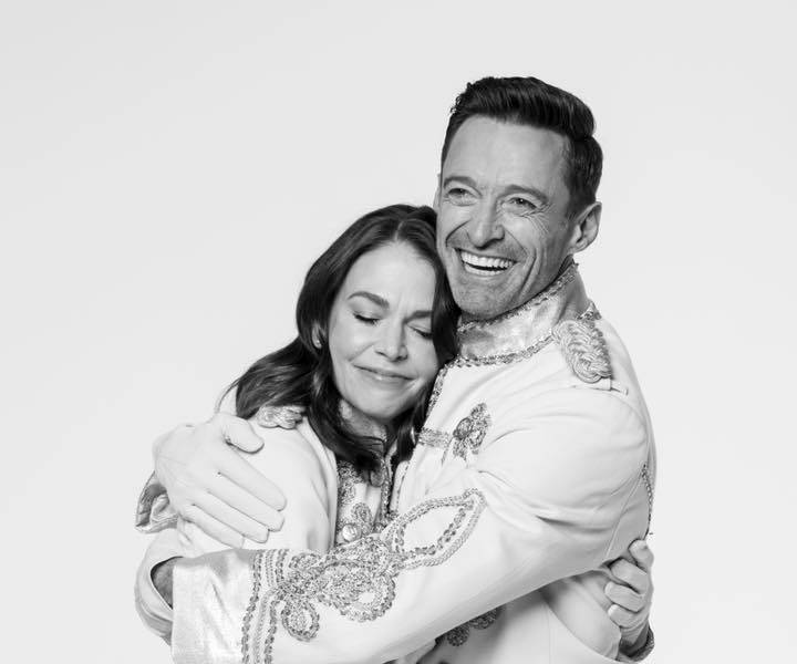 Imagen de archivo de Sutton Foster y Hugh Jackman, 2022.