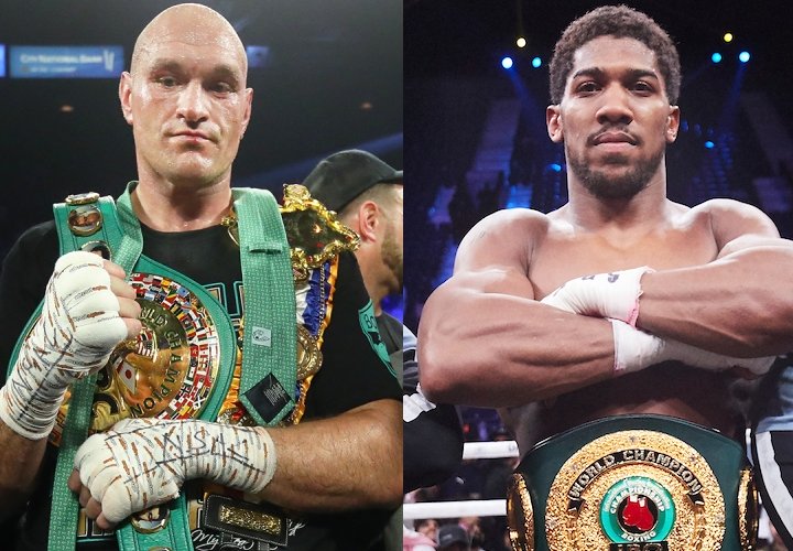 Anthony Joshua y Tyson Fury llegan a un acuerdo para realizar dos peleas en 2021