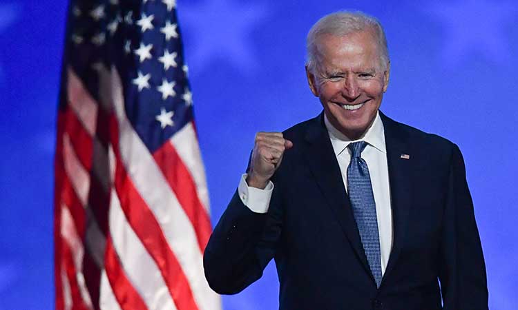 Biden anticipa una &quot;clara victoria&quot; y afirma que se puso a trabajar