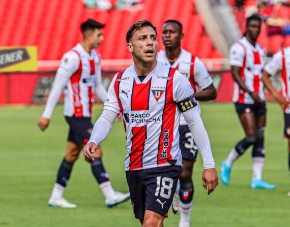 Ezequiel Piovi, capitán de Liga de Quito.