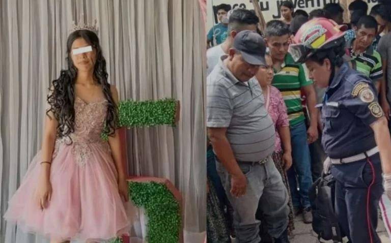 Imagen de archivo de Débora en su quinceañera, misma que circula en redes sociales / fotos posteriores al accidente.