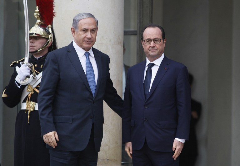 Jefes de Estado y de gobierno en manifestación de París