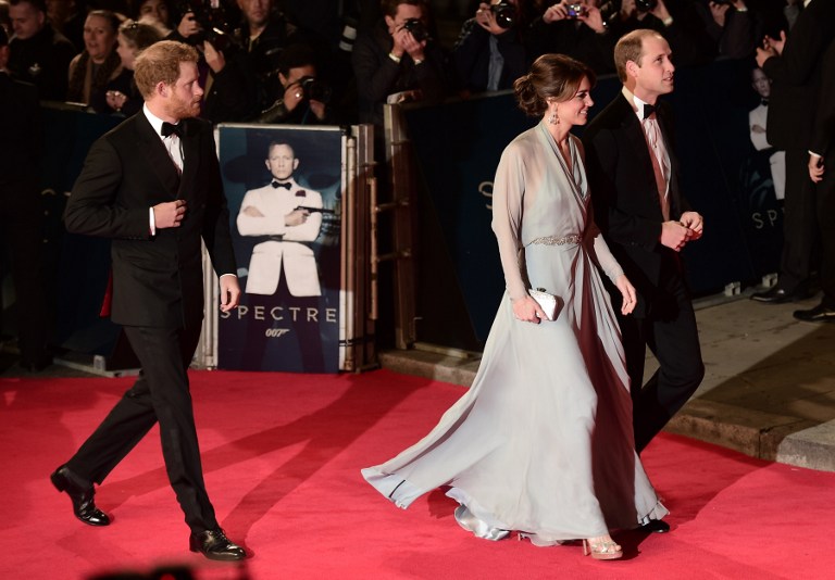 Los Duques de Cambridge asistieron al preestreno de &#039;007 Spectre&#039;