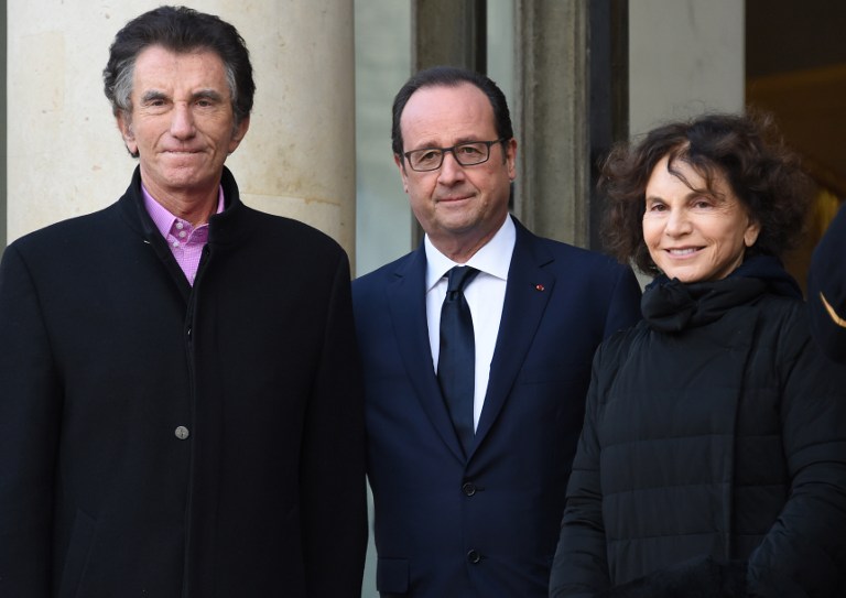 Jefes de Estado y de gobierno en manifestación de París