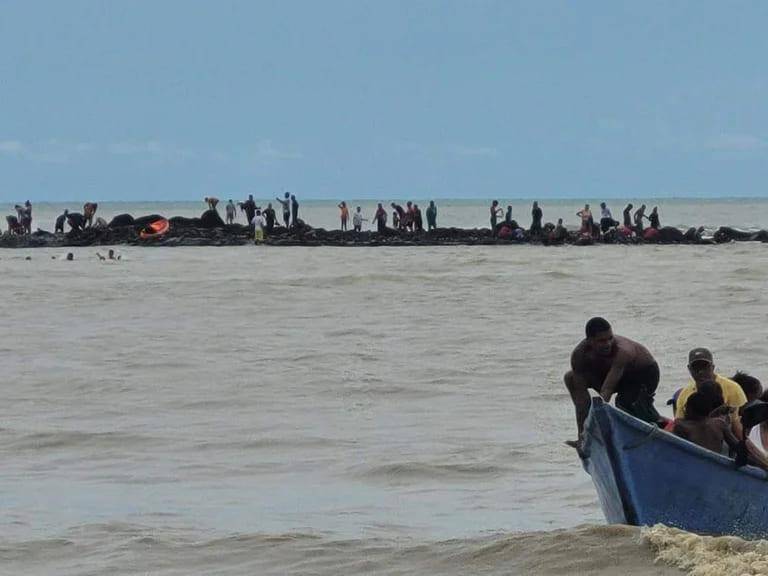 Colombia: una isla volvió a la superficie después de 17 años bajo el mar