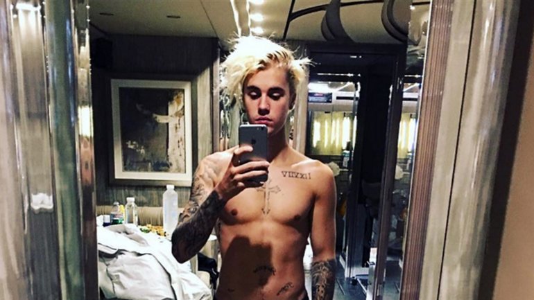 Justin Bieber volvió a publicar una foto desnudo en Instagram