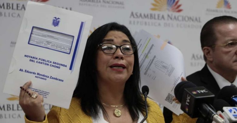 La asambleísta Karina Arteaga perdió su inmunidad parlamentaria