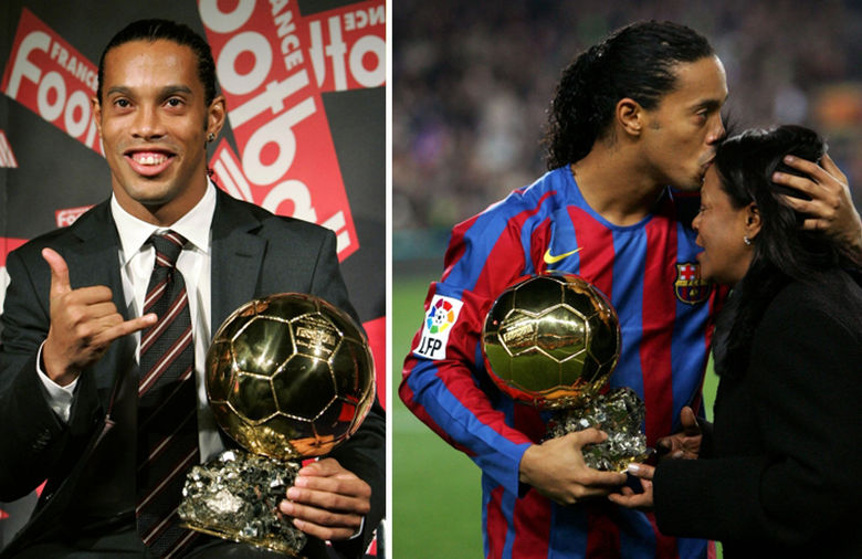 Se cumplen 8 años del Balón de Oro de Ronaldinho