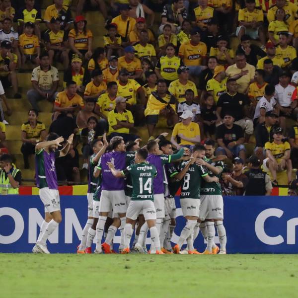 Copa Libertadores Barcelona perdió ante un poderoso Palmeiras