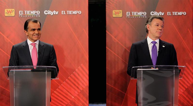 Zuluaga y Santos suben el tono en busca de los votos