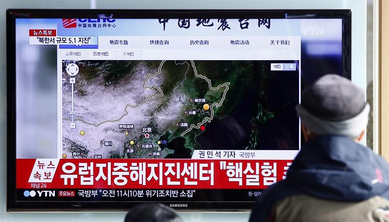 Corea del Norte realizó la primera prueba nuclear con bomba de hidrógeno