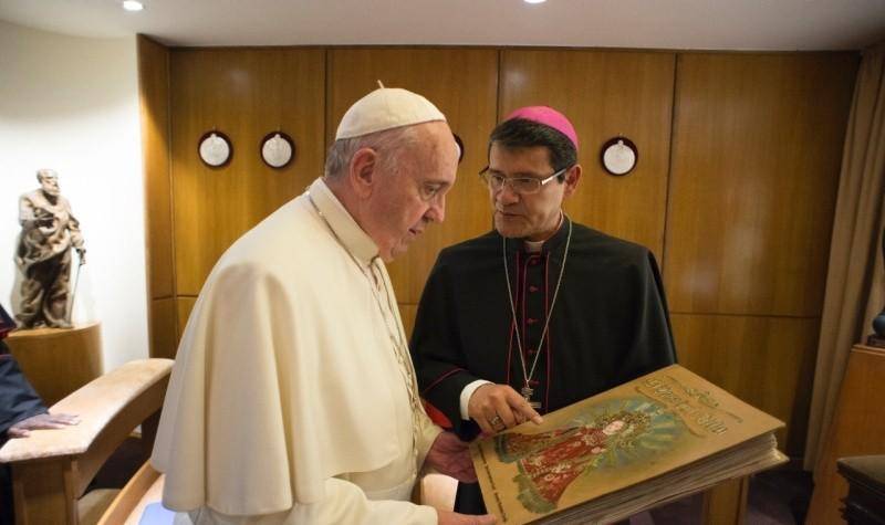 El Papa Francisco anuncia que el monseñor Luis Cabrera, arzobispo de Guayaquil, será cardenal de la Iglesia Católica