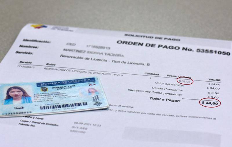 ANT rebaja el 50% del valor de la licencia a conductores que no han perdido puntos