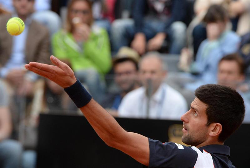 Djokovic logró un esforzado triunfo ante Ferrer en el Masters de Roma