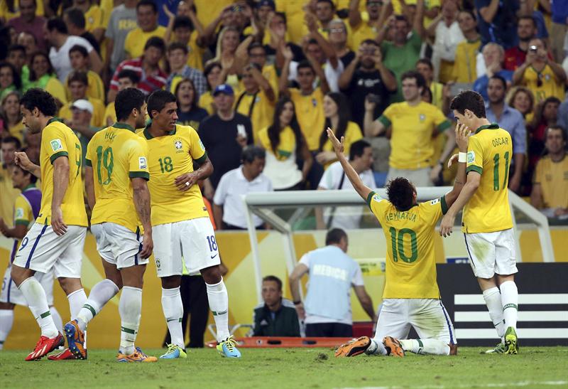 Brasil golea a España y se proclama campeón de la Copa Confederaciones