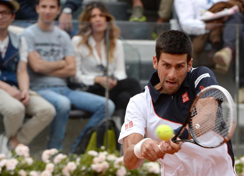 Djokovic logró un esforzado triunfo ante Ferrer en el Masters de Roma