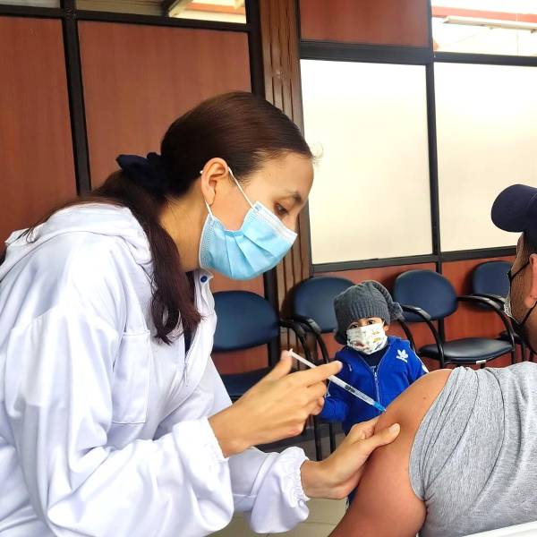 Little influx in the vaccination centers against COVID-19, in Quito