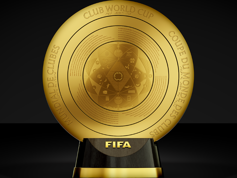 La FIFA presenta el trofeo para el ganador del Mundial de Clubes