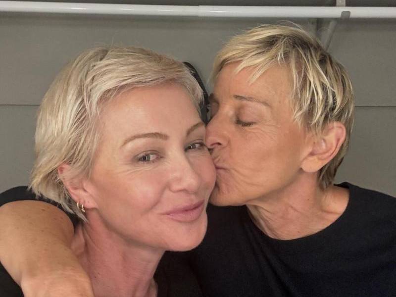 Imagen de archivo de Ellen Degeneres y Portia de Rossi.