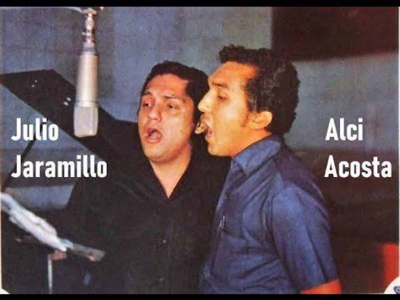 Julio Jaramillo y Alci Acosta en una imagen de archivo.