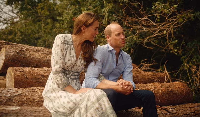 La princesa junto a su esposo Guillermo, príncipe de Gales