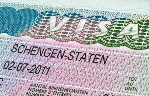 Imagen referencial de visa Schengen.