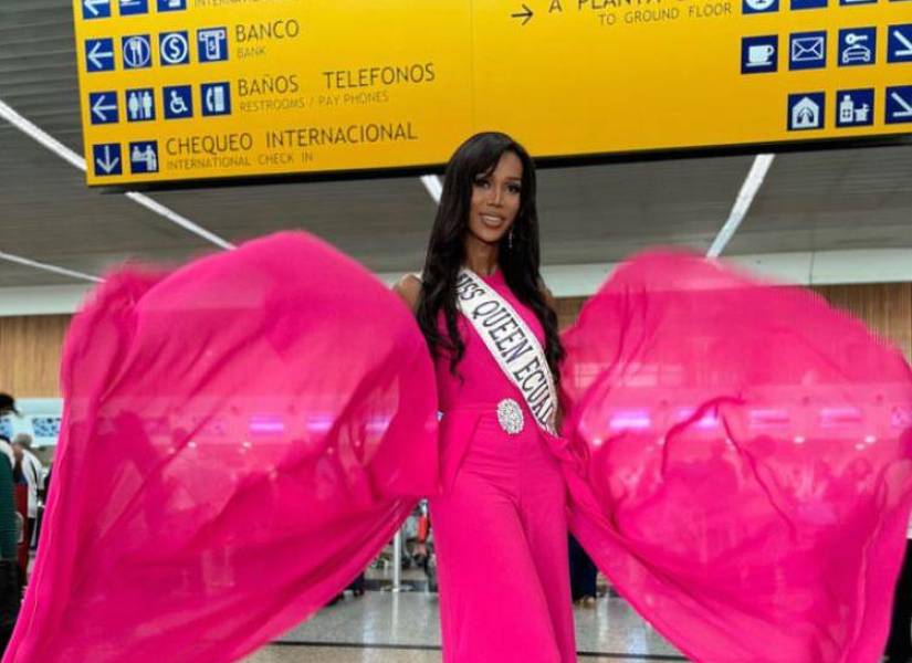 Kenia Bonilla rumbo a Tailandia- Miss International Queen