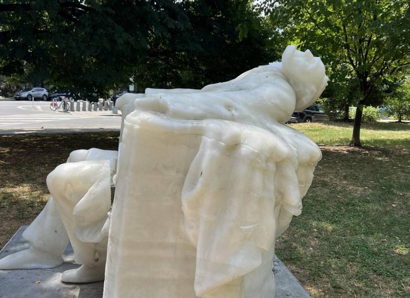 Escultura de cera de Abraham Lincoln, ubicada en Washington D.C., Estados Unidos.
