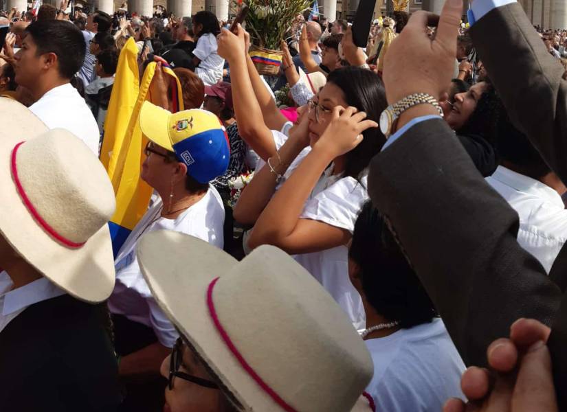 Visita pastoral de la Imagen de la Virgen de El Cisne a Roma.