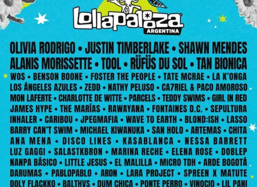 Foto publicada por la cuenta de Lollapalooza Argentina