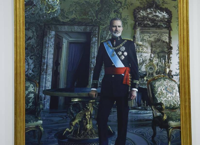 El rey de España, Felipe VI, retratado por la fotógrafa estadounidense Annie Leibovitz. EFE/ Blanca Millez