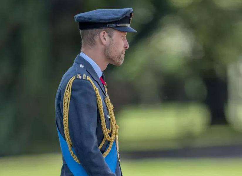 Príncipe William durante el Desfile del Soberano