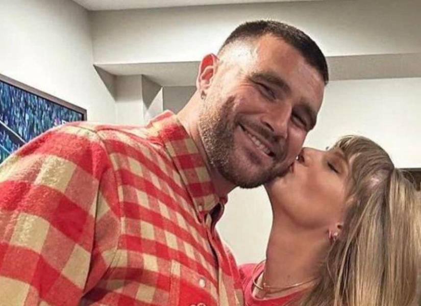 Fotografía de Taylor Swift y Travis Kelce