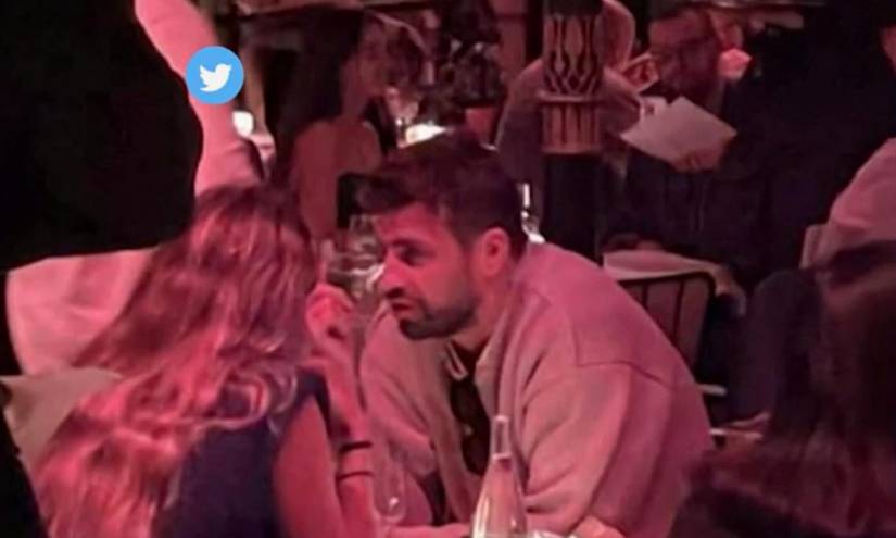 Clara Chía Martí y Gerard Piqué cenando, captados por las paparazzis.