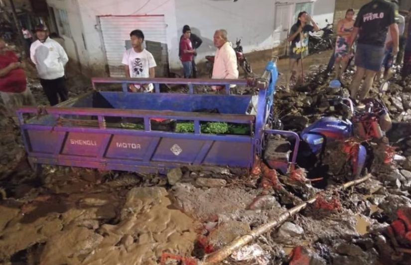 Videos y fotos impactantes del huaico que cayó en Huánuco.