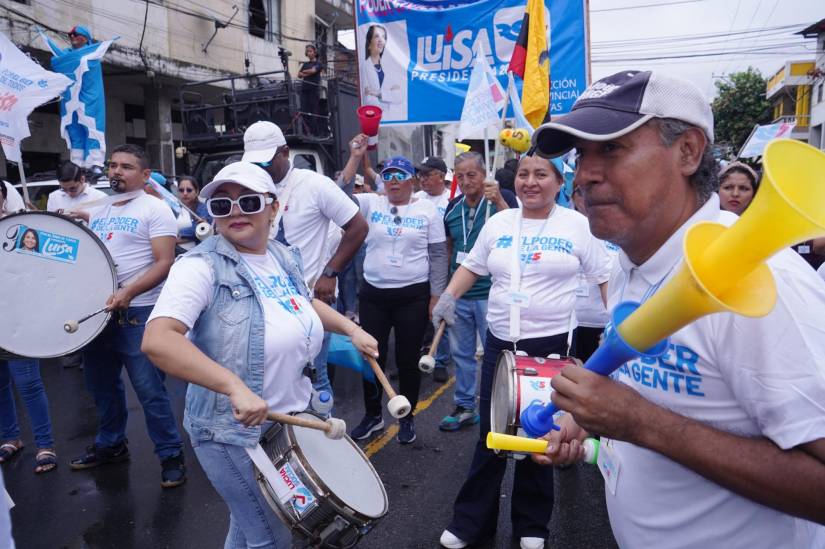 Apertura de la campaña política de la agrupación Revolución Ciudadana.