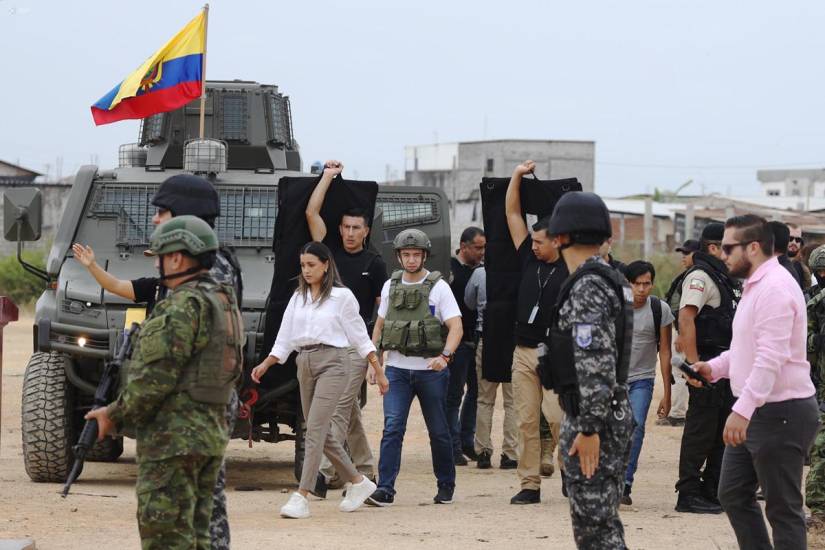 Daniel Noboa, presidente de Ecuador, presentó El Ecuador que resuelve, toca tu puerta en Durán en el sector de El Arbolito el pasado 17 de julio de 2024.