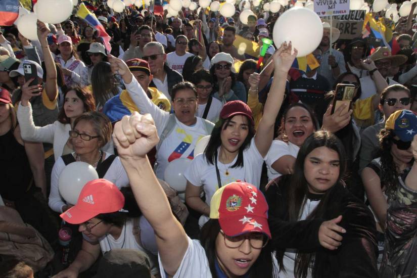 Cientos de ciudadanos venezolanos se congregaron en el parque Bicentenario de Quito, como parte de la Concentración mundial por la verdad, convocada por la oposición al régimen de Nicolás Maduro el pasado sábado 17 de agosto del 2024.