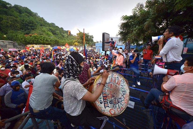 Yaku Pérez y Pachakutik se mantienen vigilantes del conteo de votos en Guayaquil