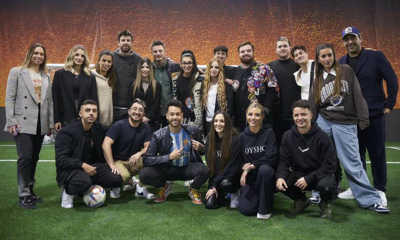 Los y las protagonistas de la primera edición de fútbol 7 femenino organizada por la Kings League.