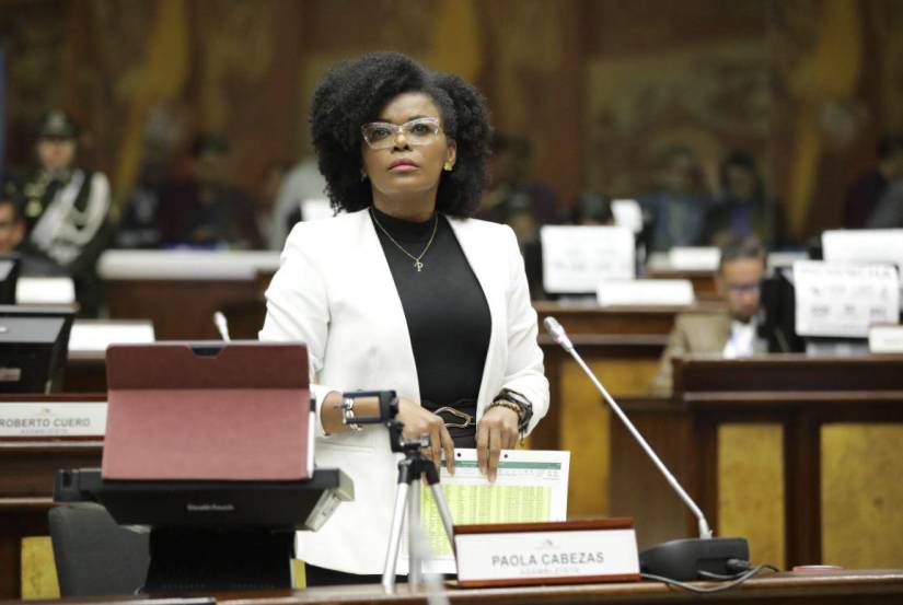 Paola Cabezas, asambleísta interpelante