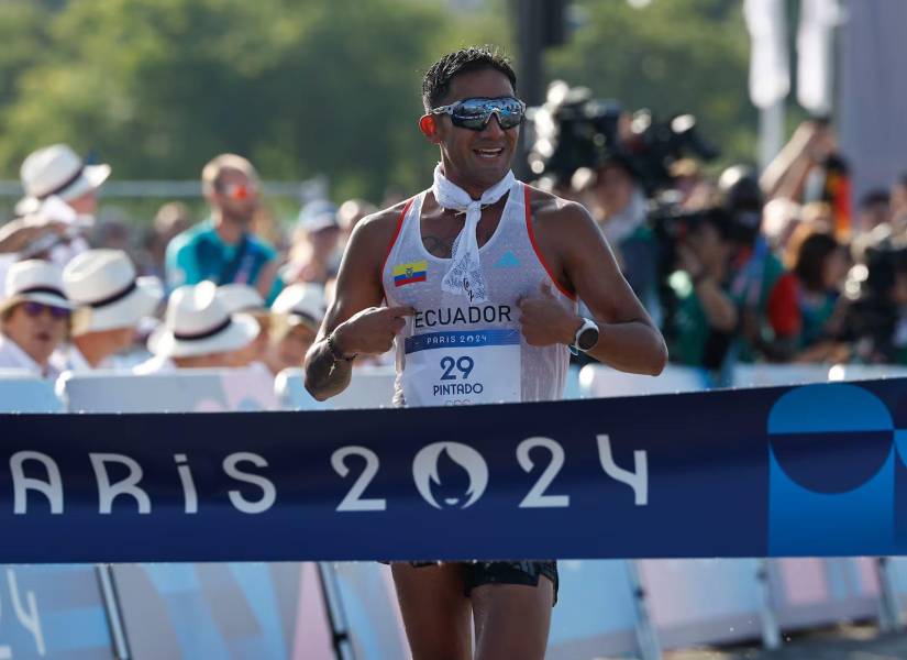 Daniel Pintado, ganador de la medalla de oro en 20 km marcha.