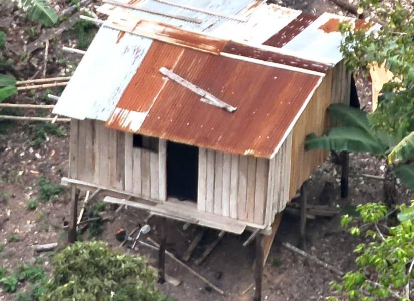 La casa donde encontraron a Pedro Pablo Perlaza.