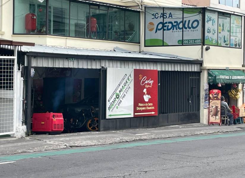 Varios negocios tienen energía externa en la avenida La Coruña, en La Floresta.