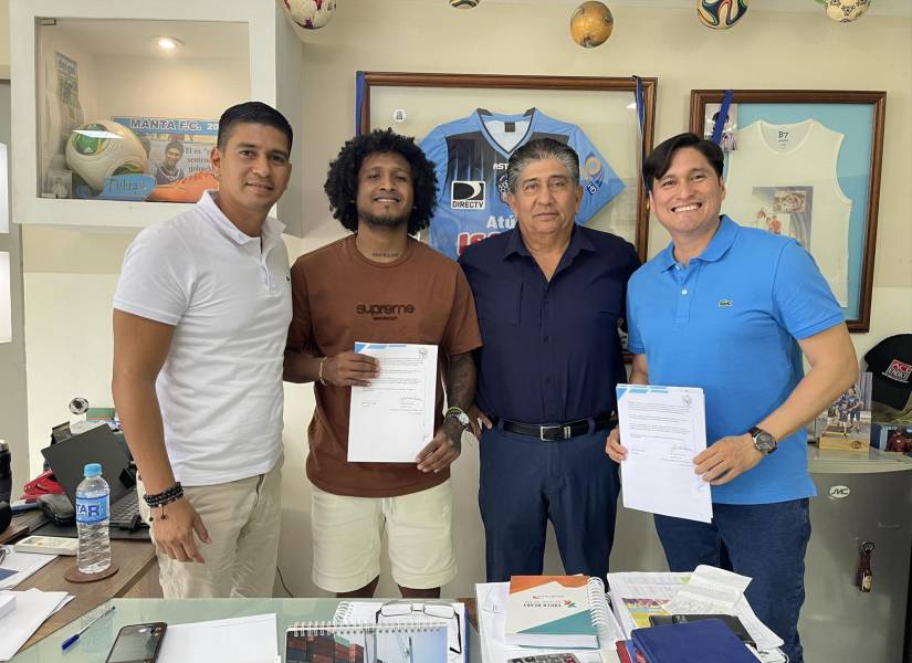 Christian Alemán es nuevo jugador del Manta FC para lo restante de este 2024.