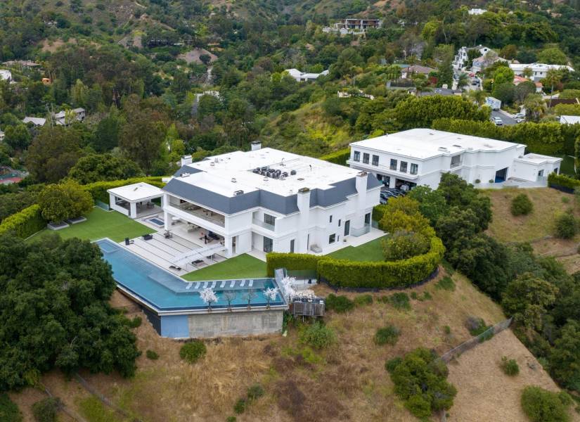 Imagen aérea de la mansión de Jennifer Lopez y Ben Affleck.