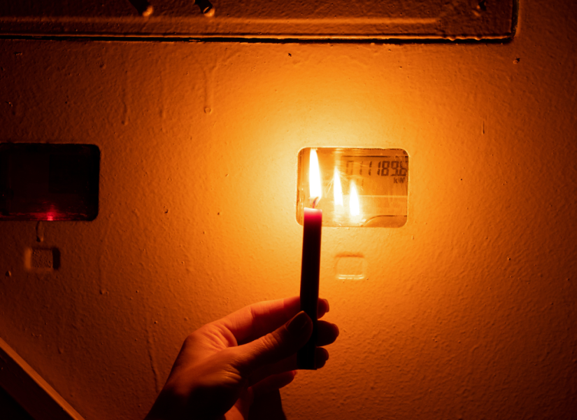 Imagen de archivo de cortes de luz en Cuenca.